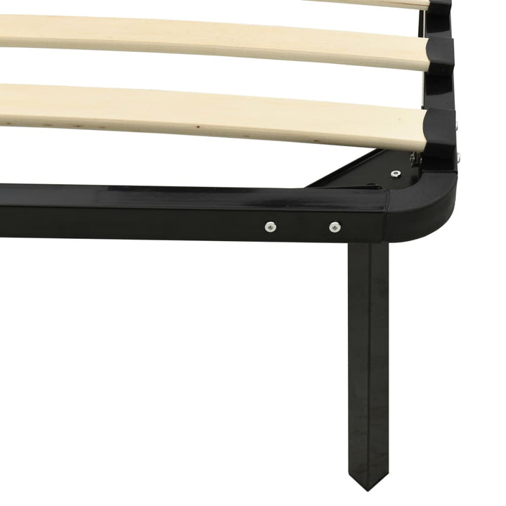 sengestel 90x200 cm metal sort