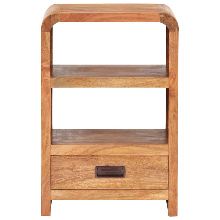 natbord 40x30x60 cm massivt akacietræ med honningfinish