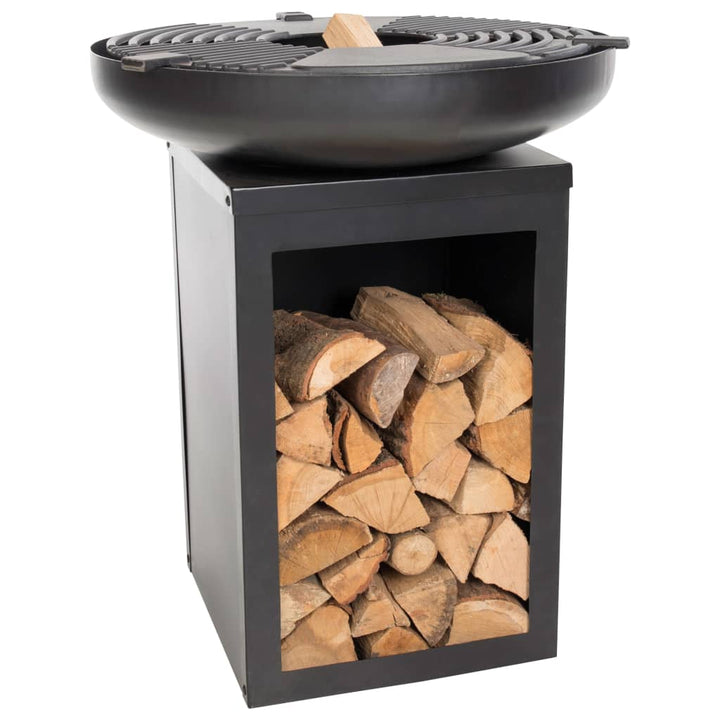 udendørs plancha-grillplade Matanzas stål mat sort
