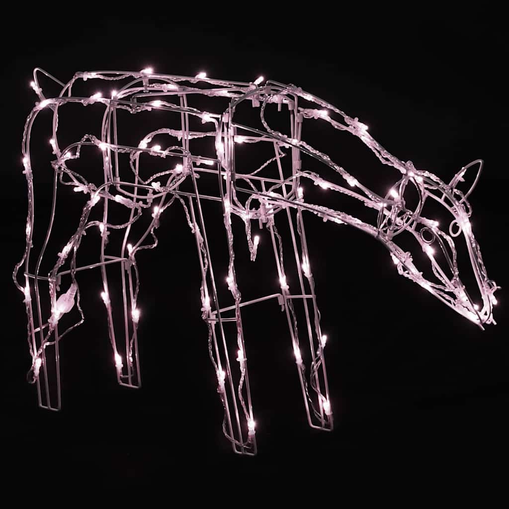 juledekoration i 3 dele rensdyr 229 LED'er