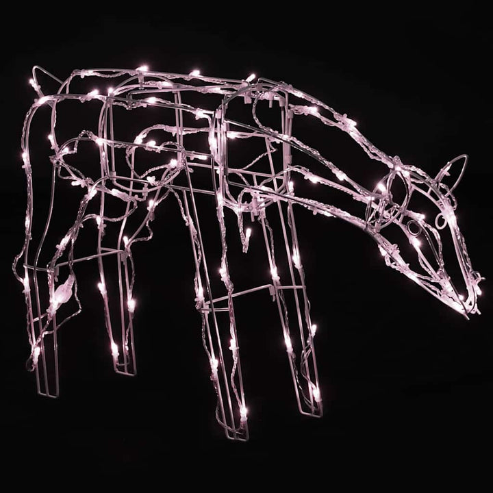 juledekoration i 3 dele rensdyr 229 LED'er