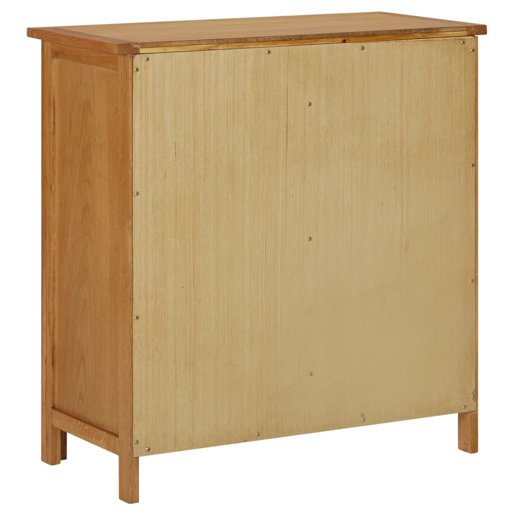 skænk 70x35x75 cm massivt egetræ