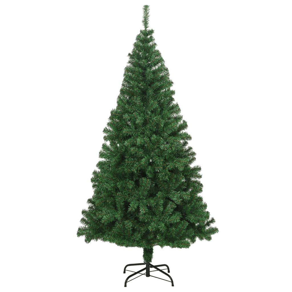 kunstigt juletræ med tykke grene 240 cm PVC grøn