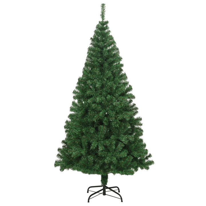 kunstigt juletræ med tykke grene 240 cm PVC grøn