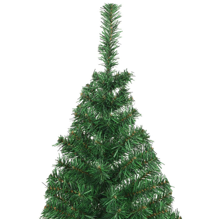 kunstigt juletræ med tykke grene 240 cm PVC grøn