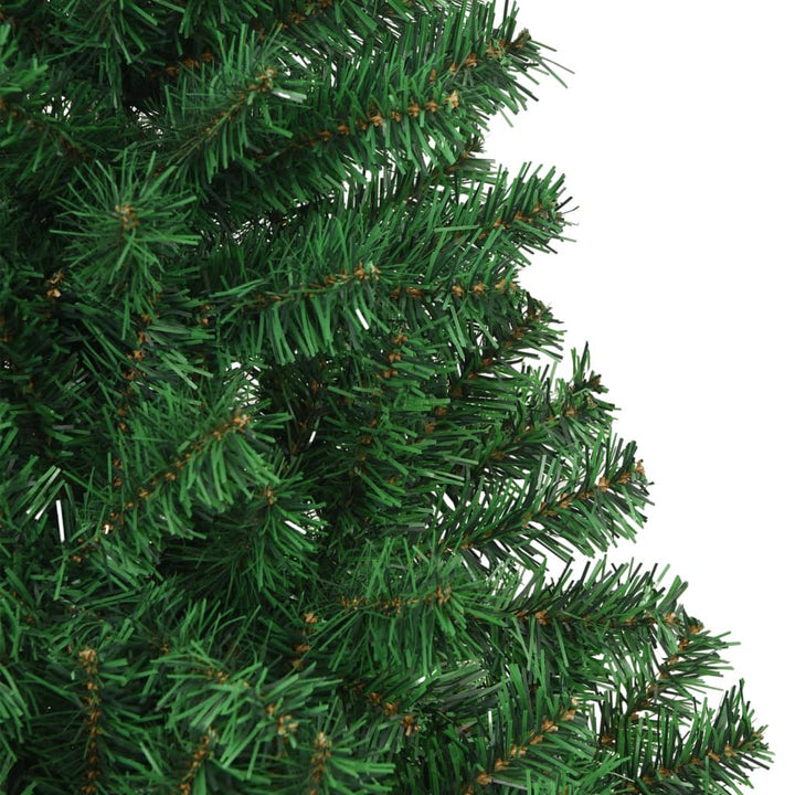 kunstigt juletræ med tykke grene 240 cm PVC grøn