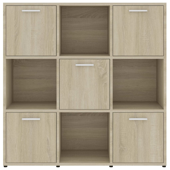 bogreol 90x30x90 cm konstrueret træ sonoma-eg