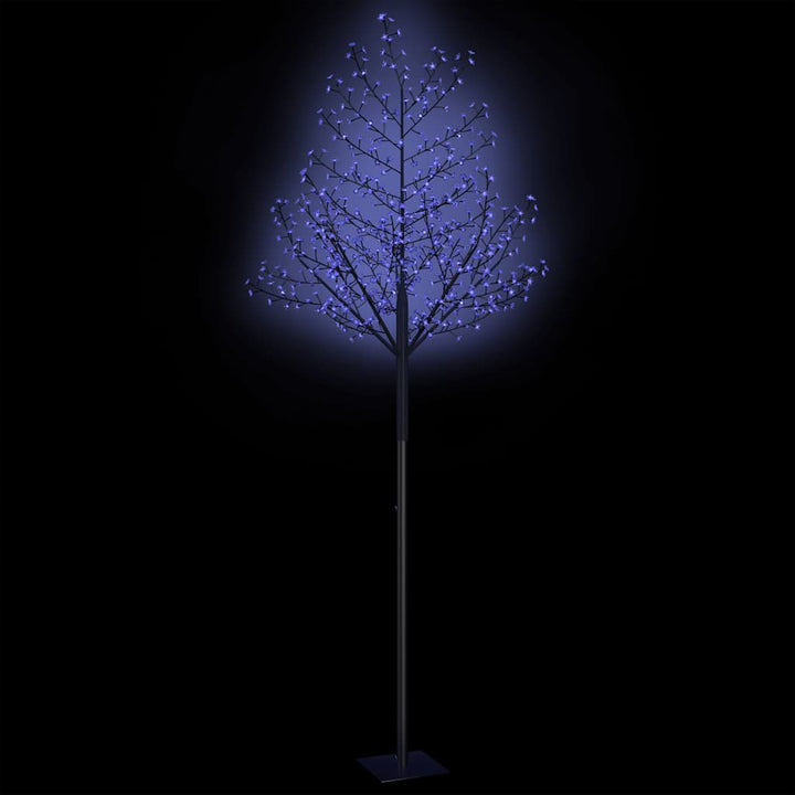 juletræ 600 LED'er kirsebærblomst 300 cm blåt lys