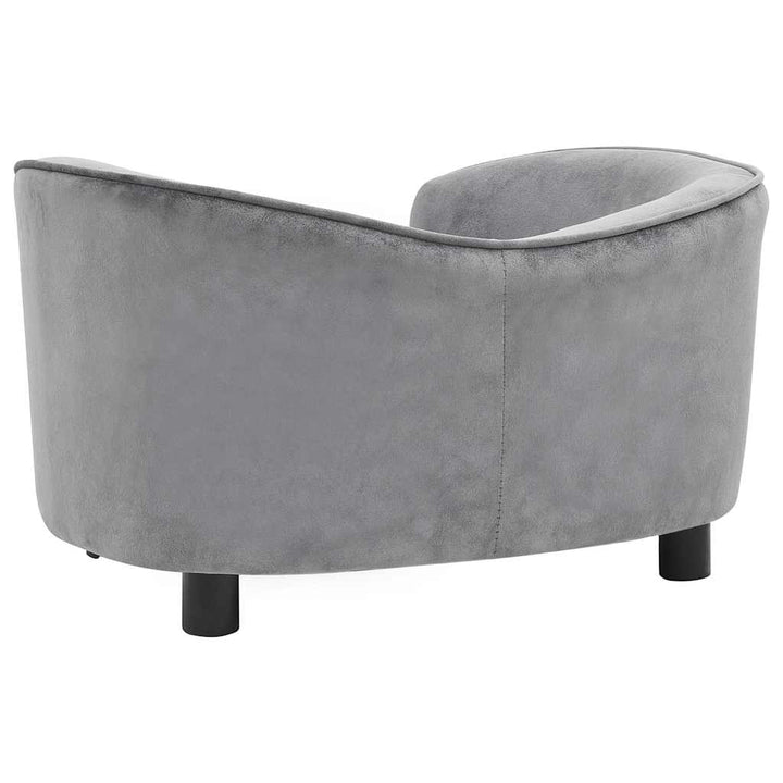 hundesofa 69x49x40 cm plys grå