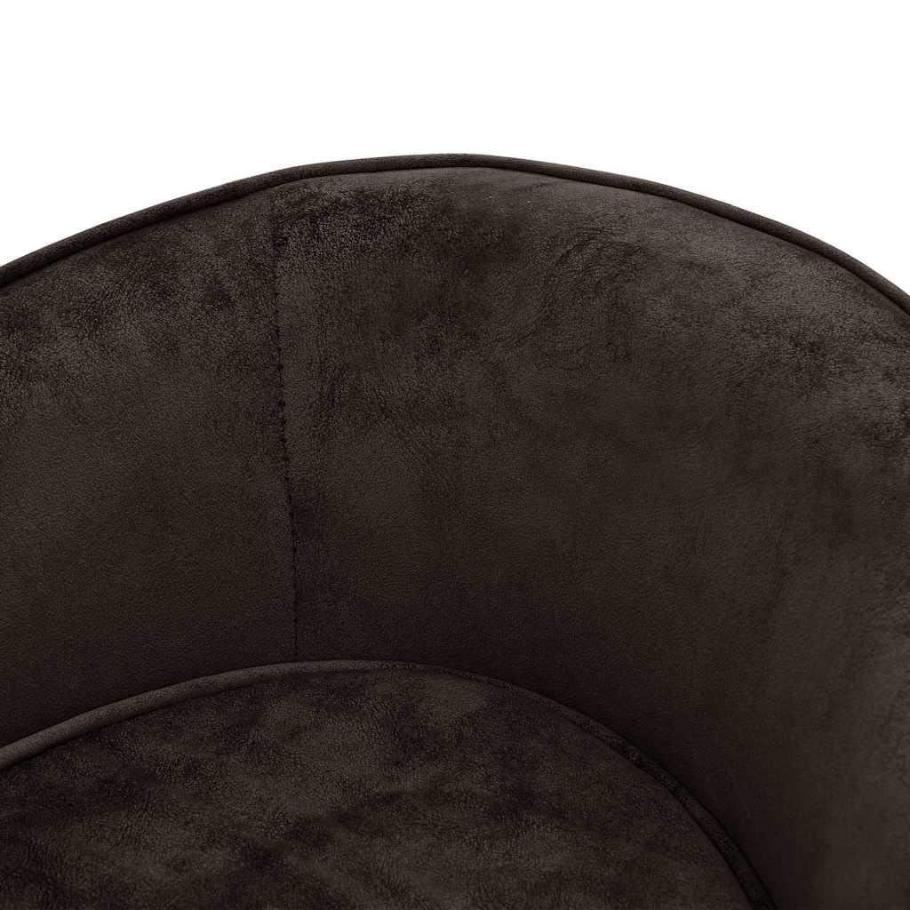 hundesofa 69x49x40 cm plys brun