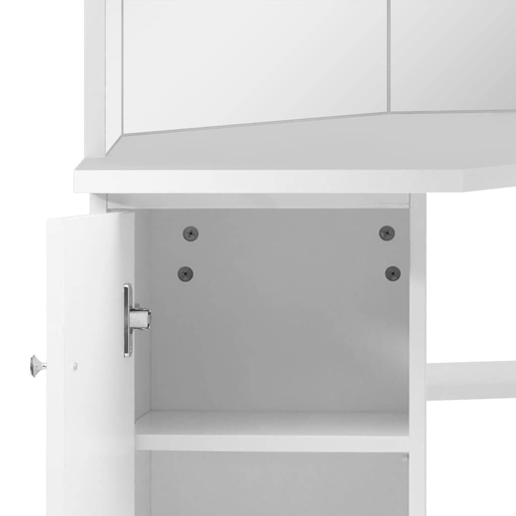 toiletbord til hjørne med LED hvid