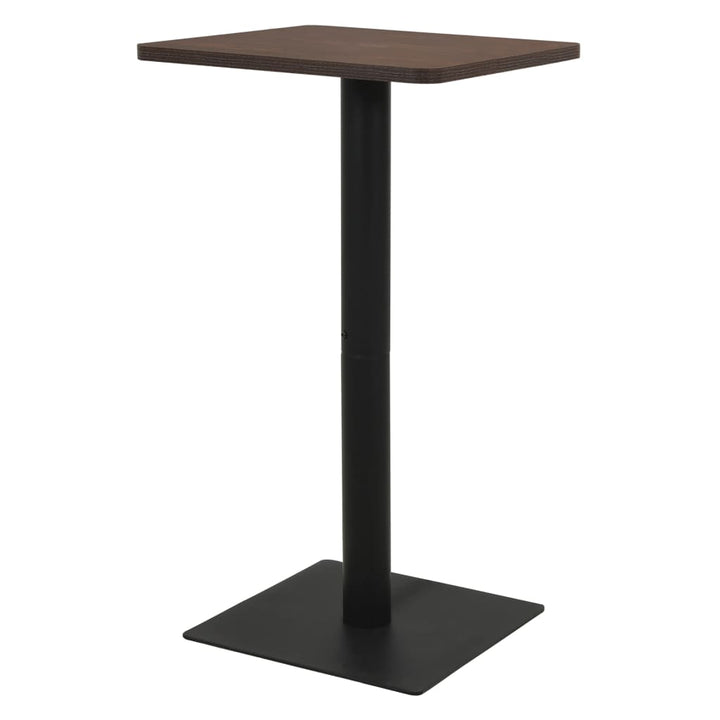 bistrobord 50x50x107 cm mørkt asketræsfarvet