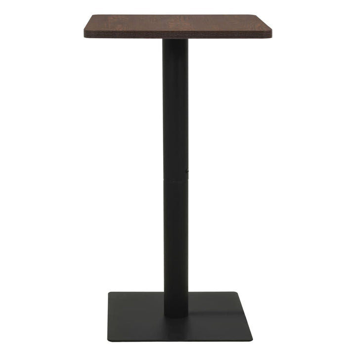 bistrobord 50x50x107 cm mørkt asketræsfarvet