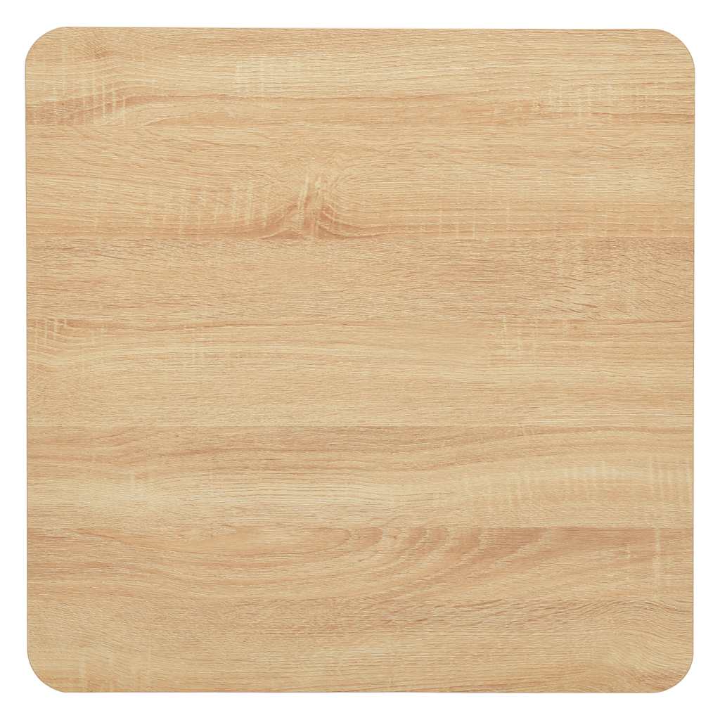 bistrobord 50x50x107 cm egetræsfarvet