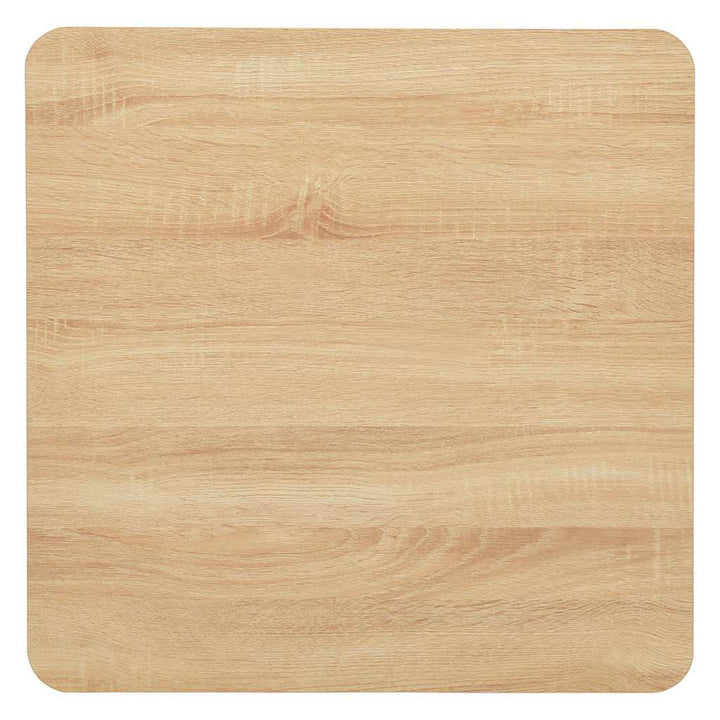 bistrobord 50x50x107 cm egetræsfarvet