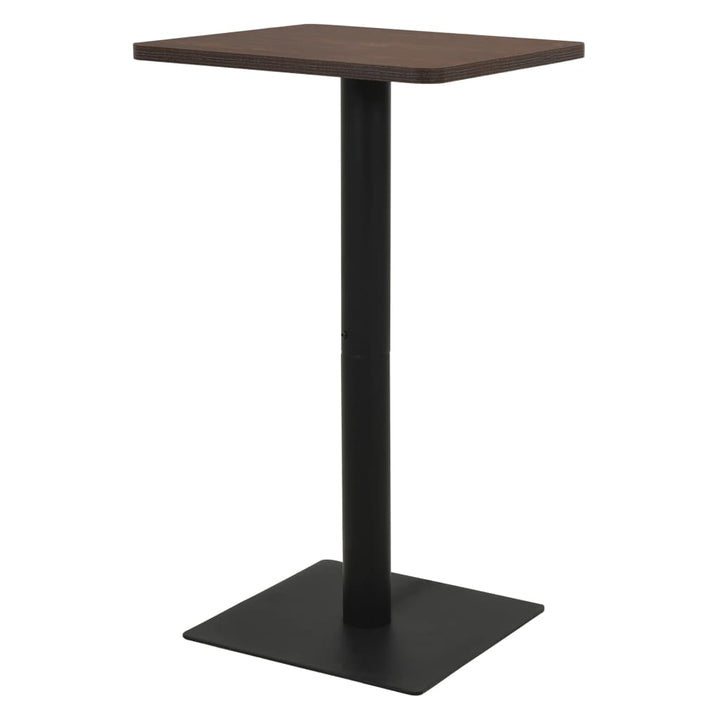 bistrobord 60x60x107 cm mørkt asketræsfarvet