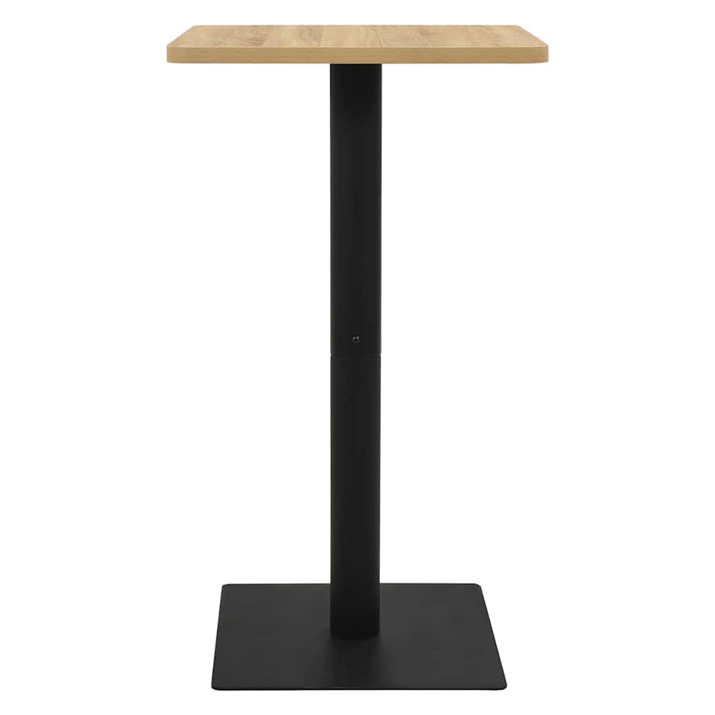 bistrobord 60x60x107 cm egetræsfarve