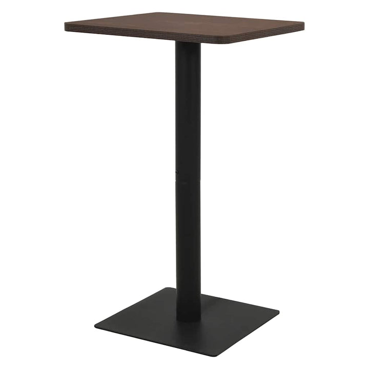 bistrobord 70x70x107 cm mørkt asketræsfarvet