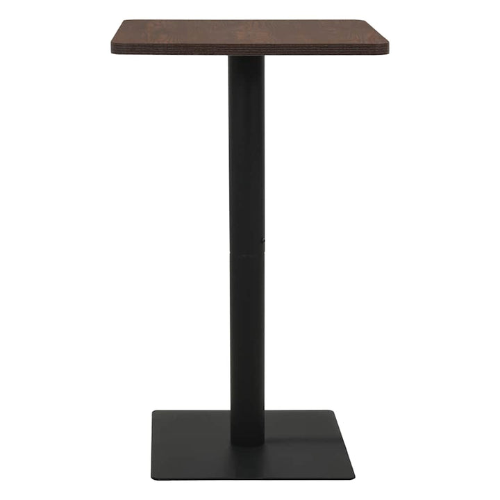 bistrobord 70x70x107 cm mørkt asketræsfarvet