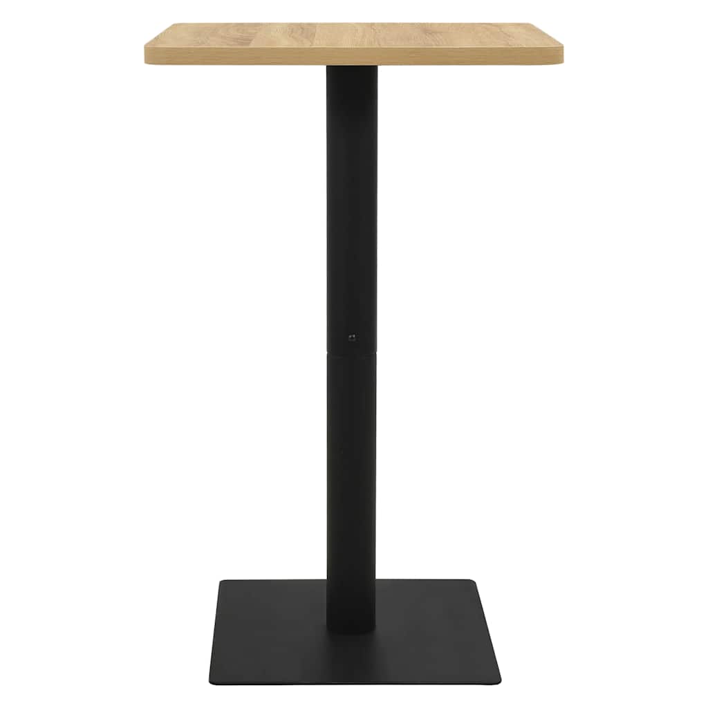 bistrobord 78,5x78,5x107 cm egetræsfarvet