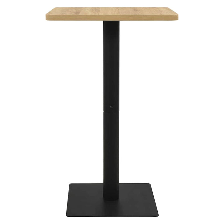 bistrobord 78,5x78,5x107 cm egetræsfarvet