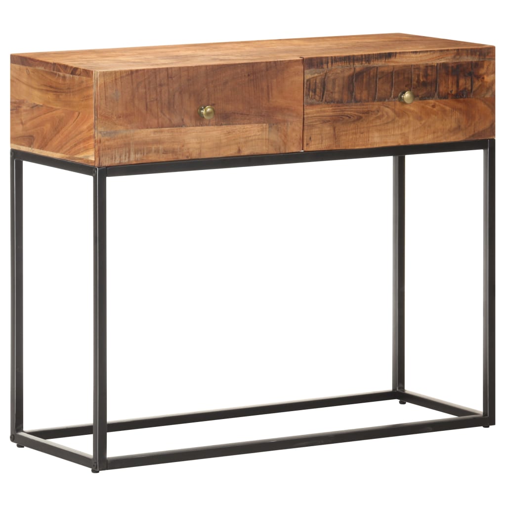konsolbord 90x35x75 cm ru akacietræ