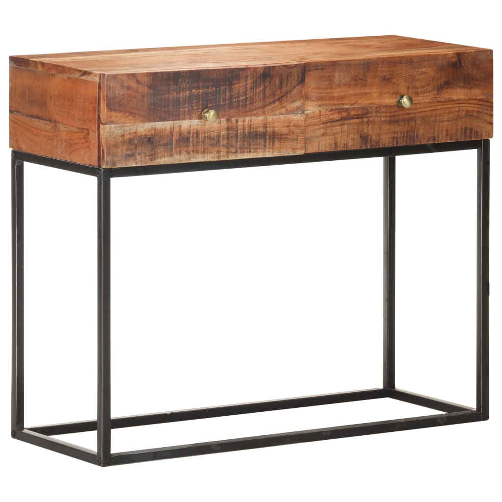 konsolbord 90x35x75 cm ru akacietræ