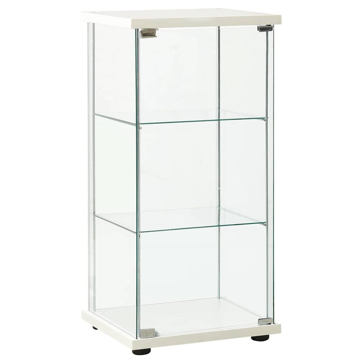opbevaringsskab hærdet glas hvid