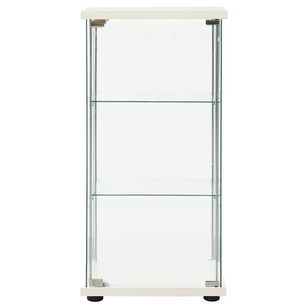 opbevaringsskab hærdet glas hvid