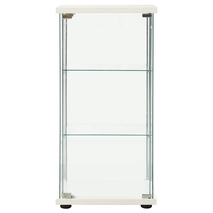 opbevaringsskab hærdet glas hvid