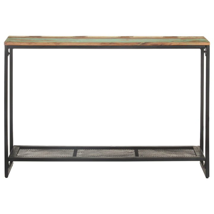 konsolbord 110x35x75 cm massivt genbrugstræ