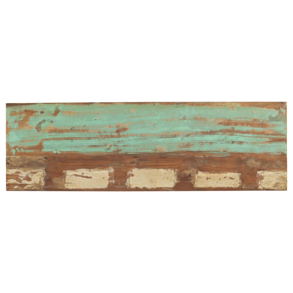 konsolbord 110x35x75 cm massivt genbrugstræ