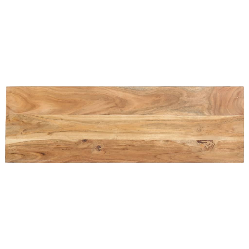 konsolbord 110x35x75 cm massivt akacietræ