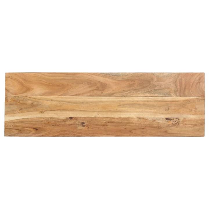 konsolbord 110x35x75 cm massivt akacietræ