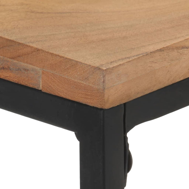 konsolbord 110x35x75 cm massivt akacietræ