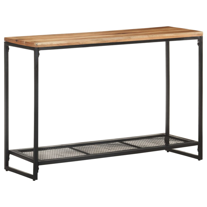 konsolbord 110x35x75 cm massivt akacietræ