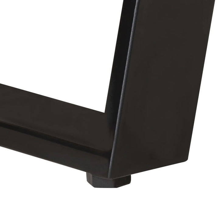 skrivebord 107x45x79 cm massivt akacietræ med naturlige kanter
