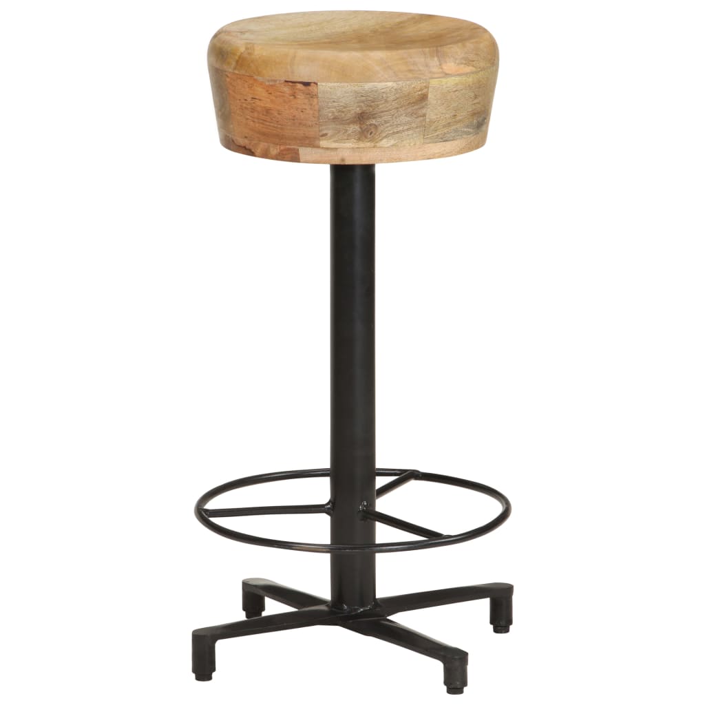 barstole 2 stk. 66 cm massivt mangotræ