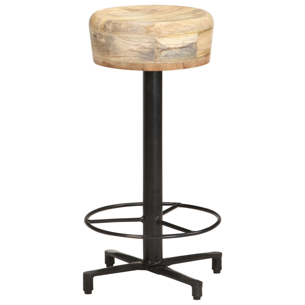barstole 2 stk. 66 cm massivt mangotræ