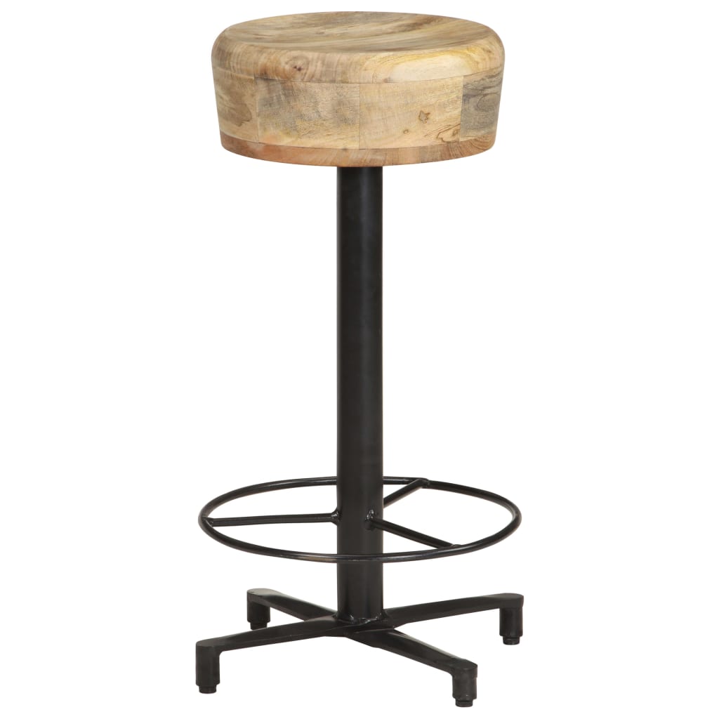 barstole 2 stk. 66 cm massivt mangotræ