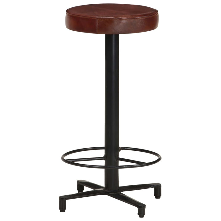 barstole 2 stk. 66 cm ægte læder