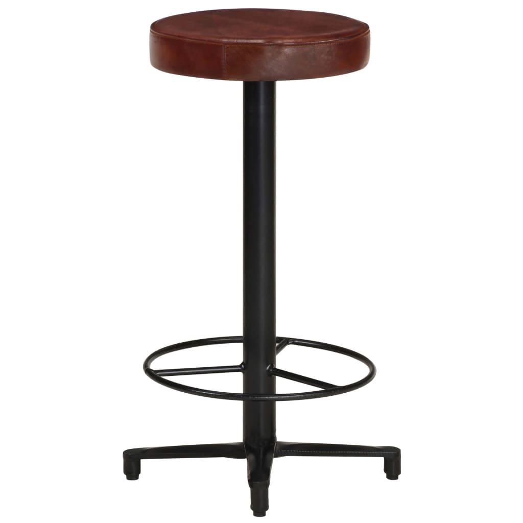 barstole 2 stk. 66 cm ægte læder