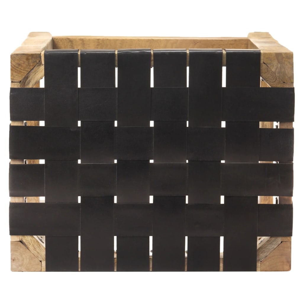 barstole 2 stk. 75 cm ægte skind sort