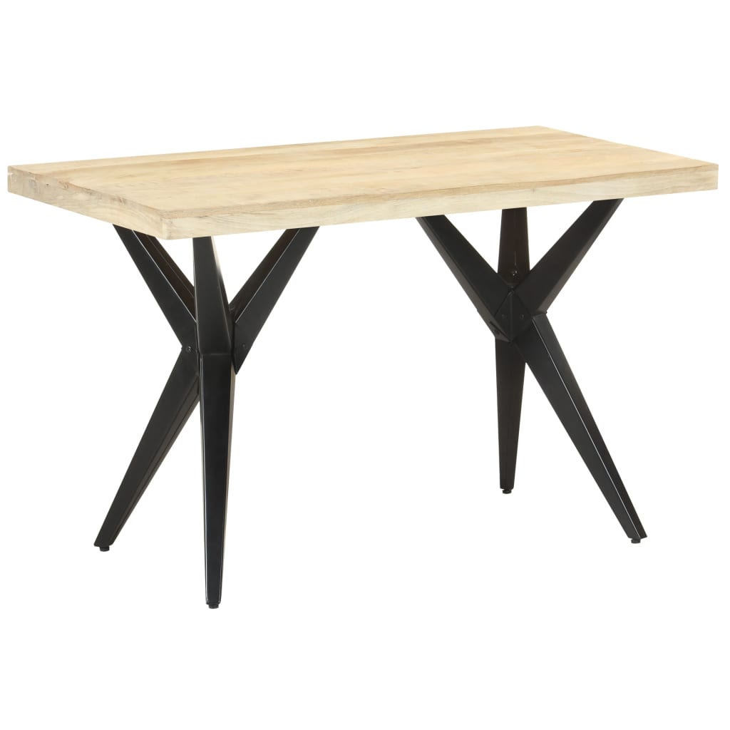 spisebord 120x60x76 cm massivt mangotræ