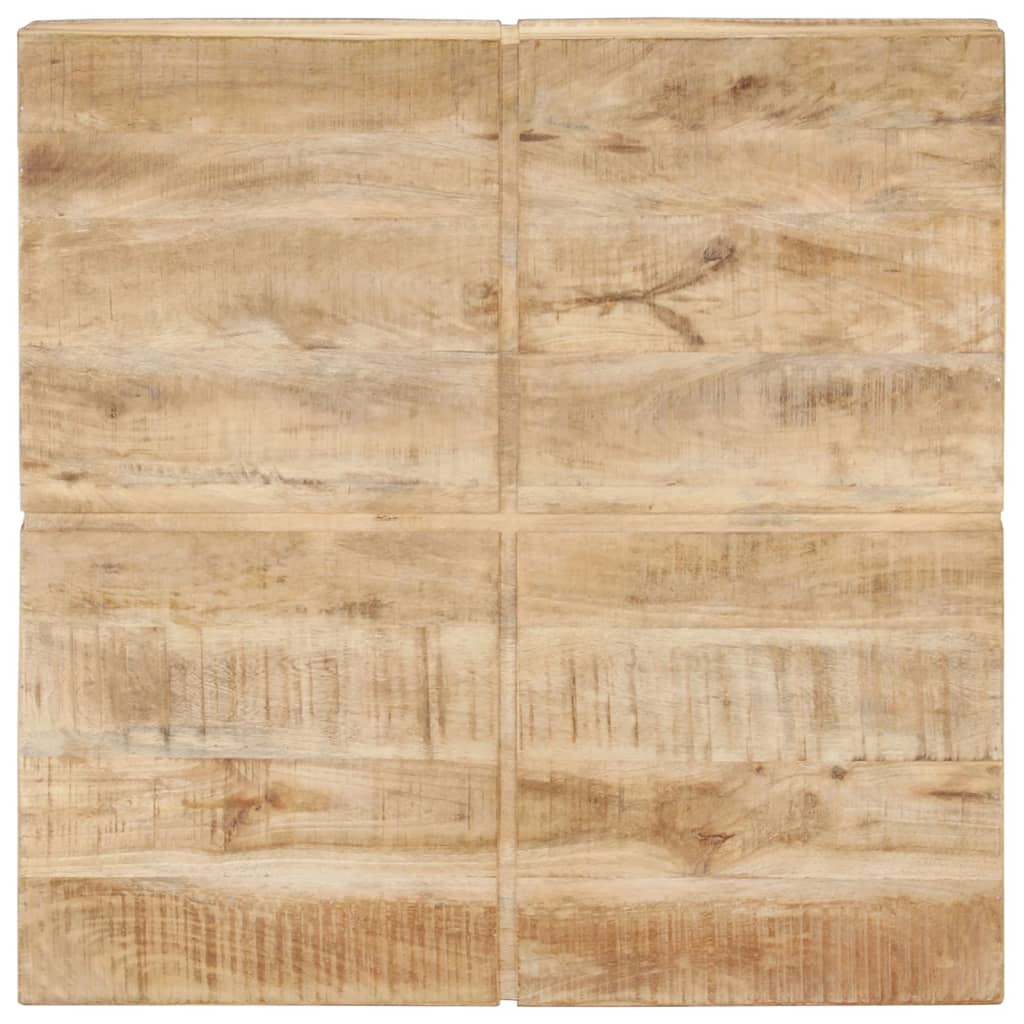 sofabord 80x80x28 cm massivt mangotræ