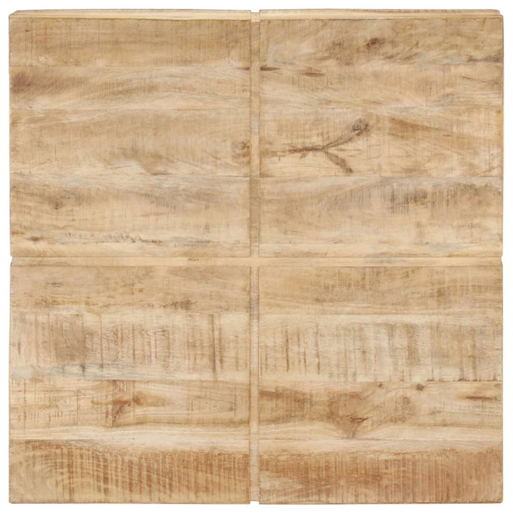 sofabord 80x80x28 cm massivt mangotræ