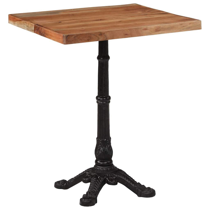 bistrobord 60x60x76 cm massivt akacietræ