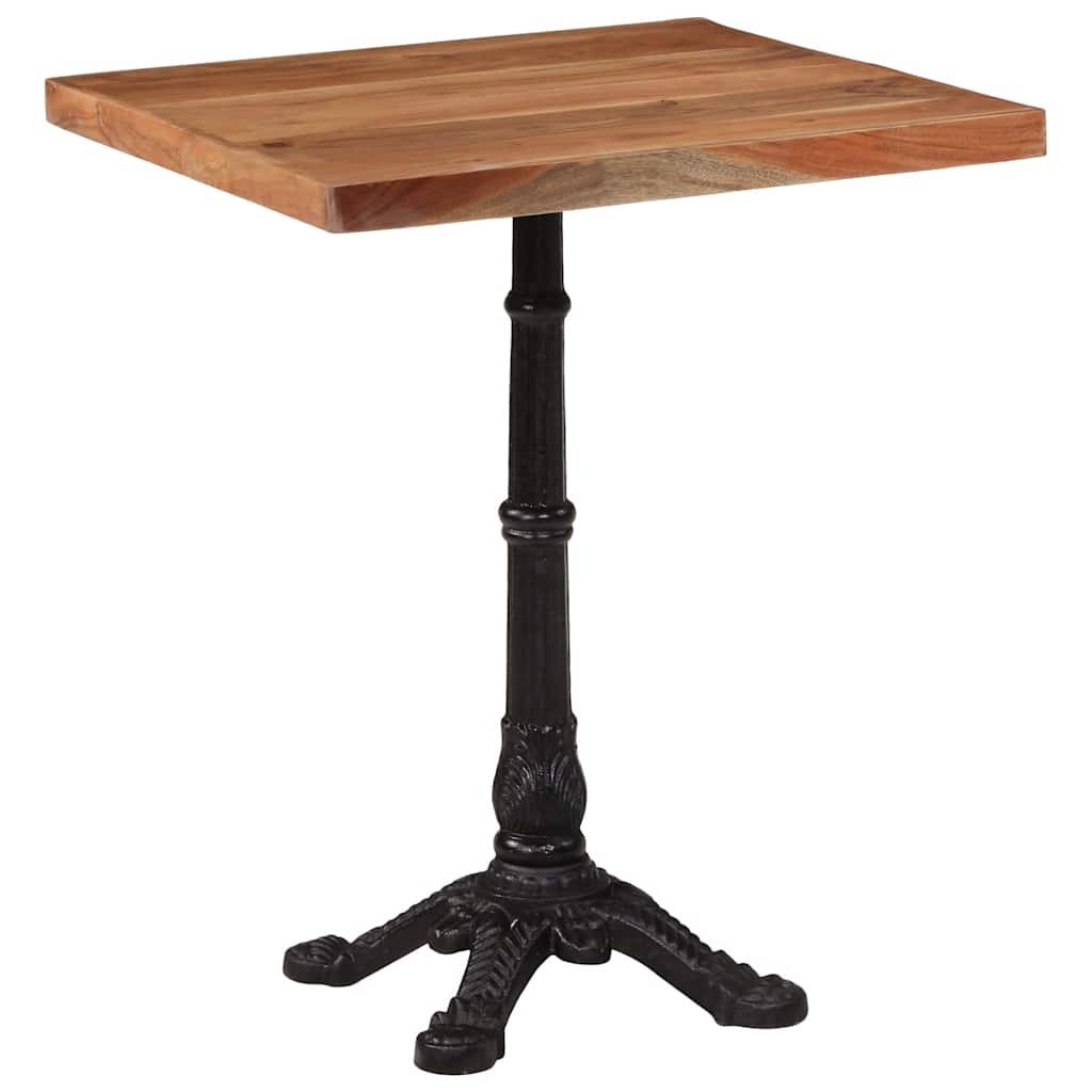 bistrobord 60x60x76 cm massivt akacietræ