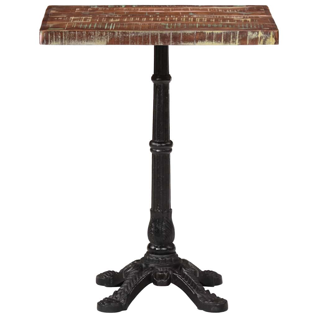 bistrobord 60x60x76 cm massivt genbrugstræ