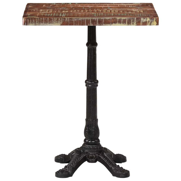 bistrobord 60x60x76 cm massivt genbrugstræ